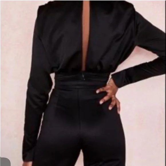 HOUSE OF CB Black Bodysuit Size Small Giselle - Picture 8 of 8